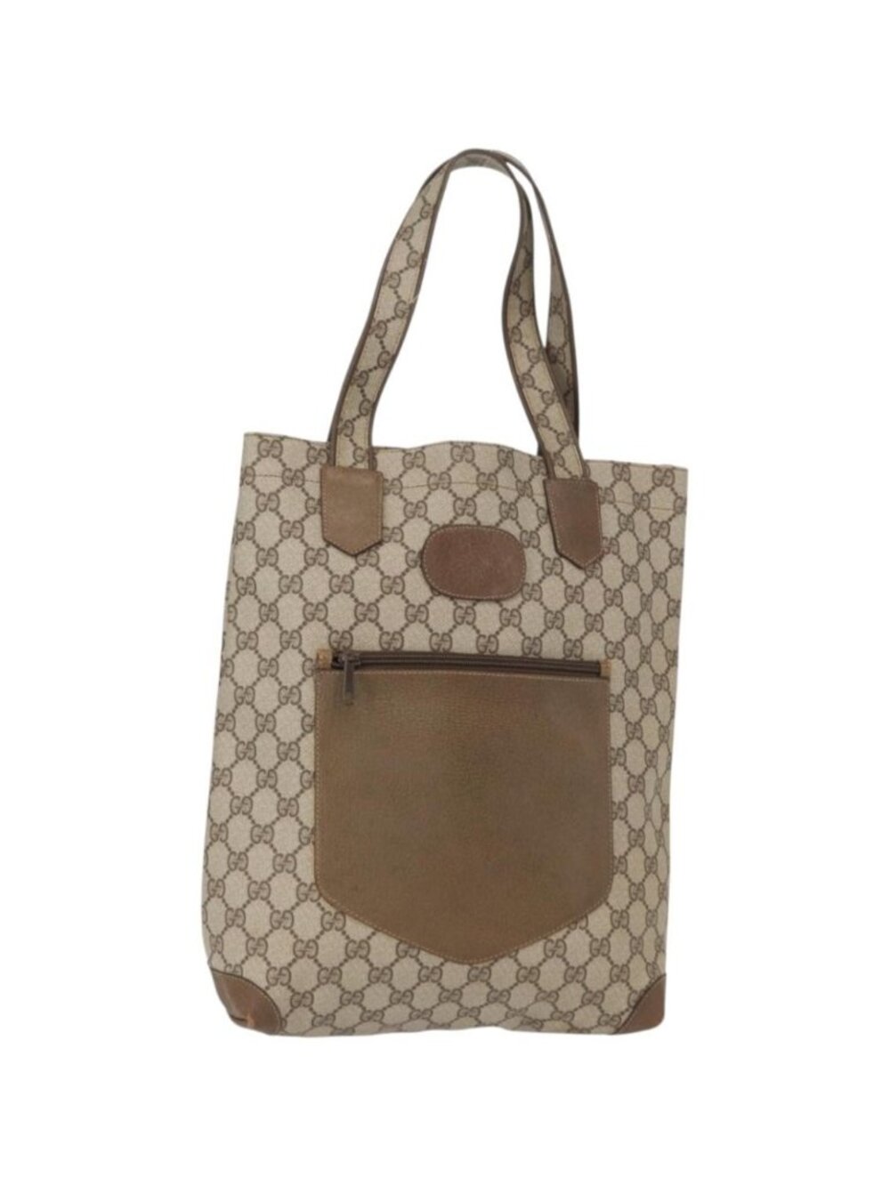 GUCCI GG Supreme Tote Bag PVC Beige 002 103 1301